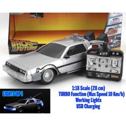 Back to the Future part 1: 1982 De Lorean DMC Time Machine - 1:16 scale remote control