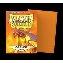 DRAGON SHIELD - 100 BUSTINE STANDARD - MATTE ORANGE