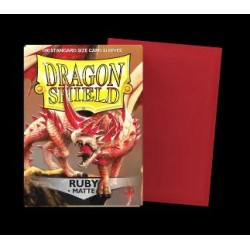 DRAGON SHIELD - 100 BUSTINE STANDARD - MATTE RUBY