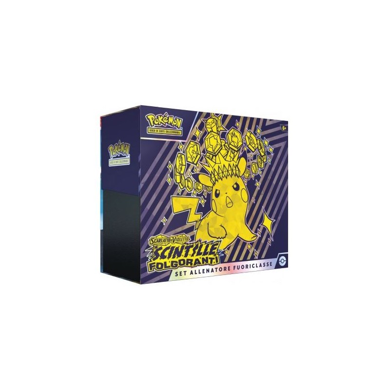 POKEMON - SET ALLENATORE FUORICLASSE - SCARLATTO E VIOLETTO - SV08 - SCINTILLE FOLGORANTI