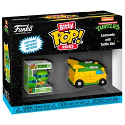 Pop! Bitty rides - Teenage Mutant Ninja Turtles - Leonardo e Turtle Van