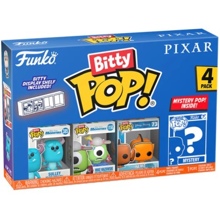 Bitty Pop! Disney Pixar 4 pack - Monsters Inc.