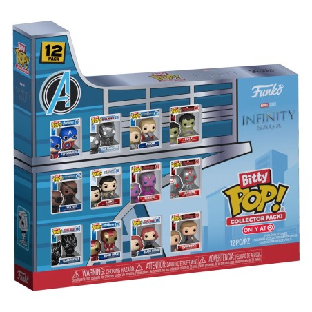 Bitty Pop - Avengers - Infinity Saga pack 12Pz