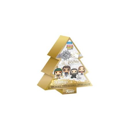 Pocket Pop Holiday - Harry Potter Christmas Tree 4 Pack