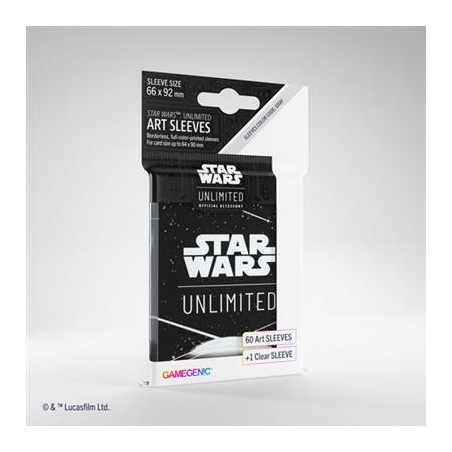 Gamegenic - Star Wars: Unlimited - Art Sleeves Card Back White