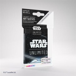 Gamegenic - Star Wars: Unlimited - Art Sleeves Card Back Black