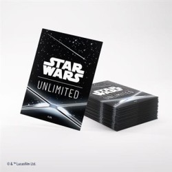 Gamegenic - Star Wars: Unlimited - Art Sleeves Card Back Black