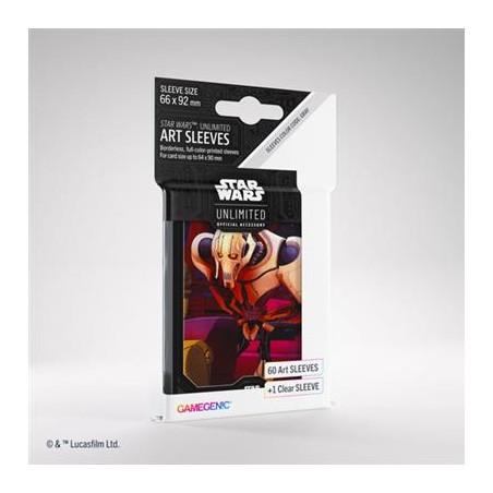 Gamegenic - Star Wars: Unlimited - Art Sleeves General Grievous