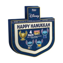 Pocket Pop - Lilo & Stitch Happy Hanukkah Tree 4 Pack