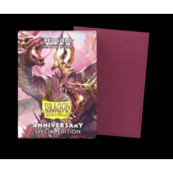 Dragon Shield - 100 Standard Matte Dual Sleeves - Special Edition - Red/Gold