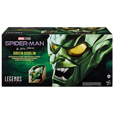 Hasbro Spiderman No Way Home - Casco Elettronico Green Goblin Legends Series