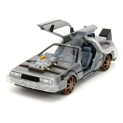 Jada - Back To The Future Part 3 Western: Delorean Time Machine 1:24 con luci