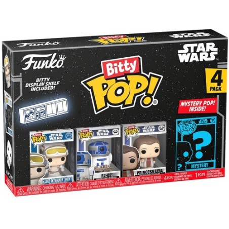 Bitty Pop! - Star Wars S2- Luke 4 Pack