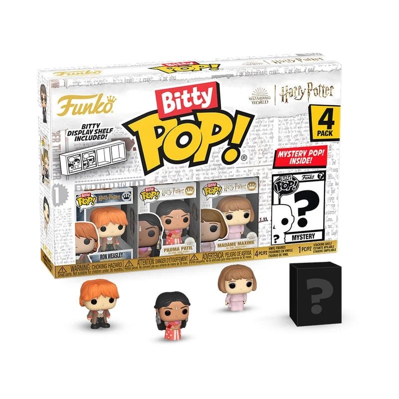 Bitty Pop! - Harry Potter - Calice di Fuoco - Ron Weasly 4 Pack