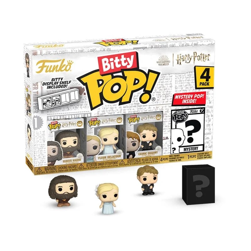 Bitty Pop! - Harry Potter - Calice di Fuoco - Rubeus Hagrid 4 Pack