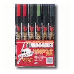 Bandai - Gundam Marker GSM-108 Zeon Set 6 Pz