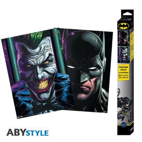 Abystyle - Dc Comics - Batman And Joker - Set 2 Chibi Poster (52x38)