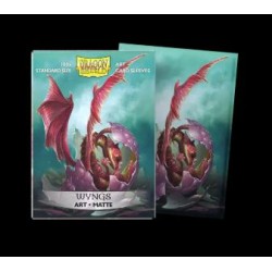 Dragon Shield - 100 Standard Size Brushed Art Sleeves - Art Wyngs