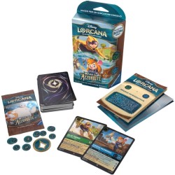 Ravensburger Tcg - Lorcana - Mare di azzurrite - Starter Deck: Smeraldo Zaffiro - ITA