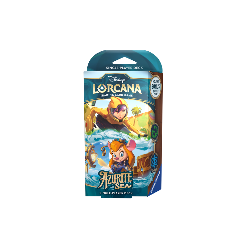 Ravensburger Tcg - Lorcana - Azurite Sea - Starter Deck: Emerald Sapphire ENG