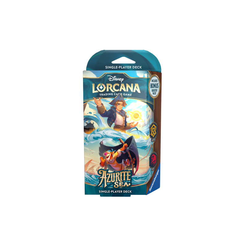 Ravensburger Tcg - Lorcana - Azurite Sea - Starter Deck: Amber Ruby ENG