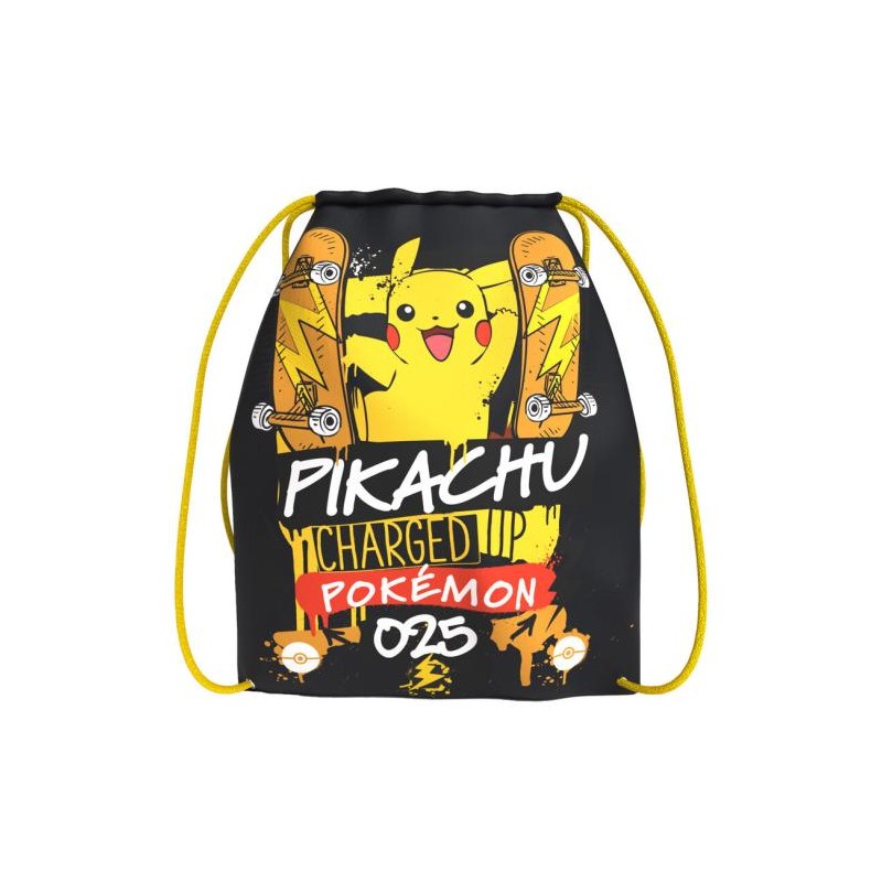 Pokemon - Borsa Palestra a sacco 43 cm Pikachu