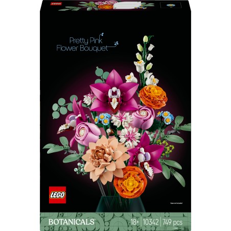 LEGO Botanical 10342 Bouquet di fiori rosa