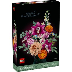 LEGO Botanical 10342 Bouquet di fiori rosa