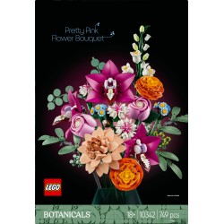 LEGO Botanical 10342 Bouquet di fiori rosa