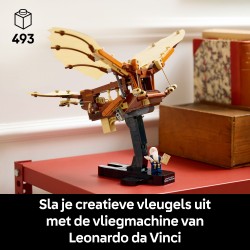 De vliegmachine van Leonardo da Vinci