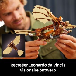 De vliegmachine van Leonardo da Vinci