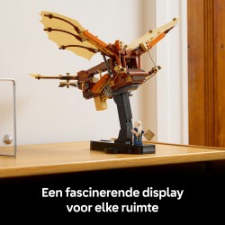 De vliegmachine van Leonardo da Vinci