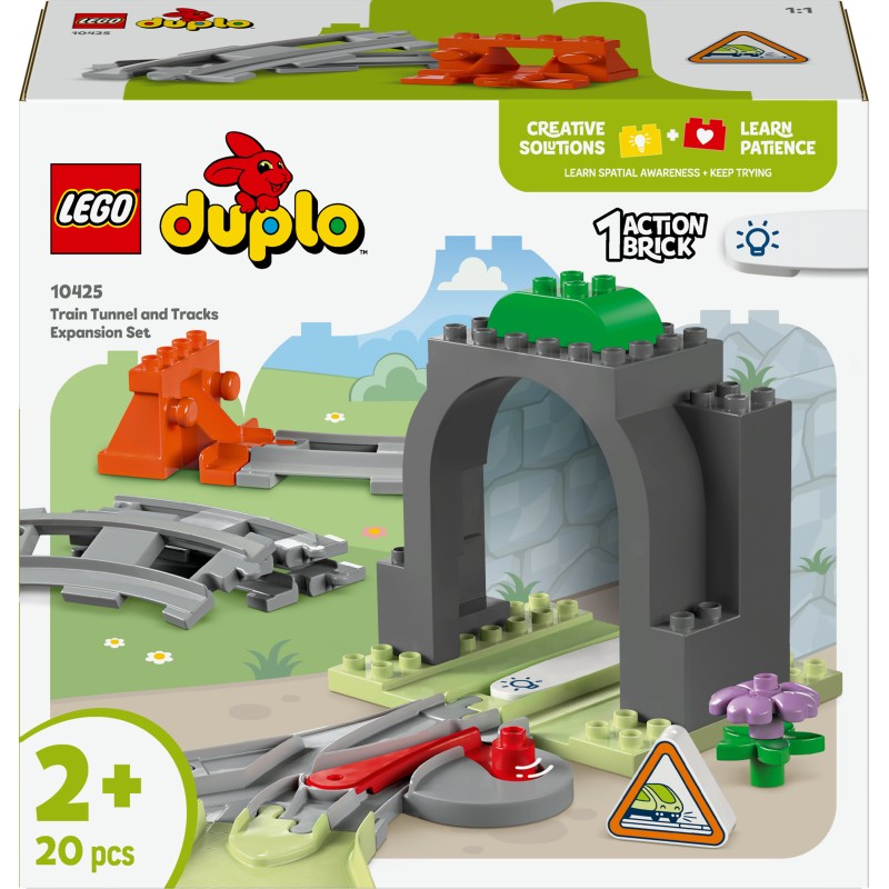 LEGO DUPLO 10425 Pack di espansione tunnel e binari ferroviari