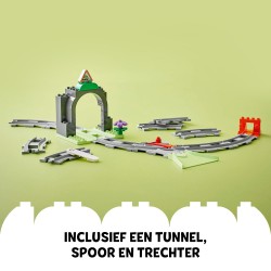 LEGO DUPLO 10425 Pack di espansione tunnel e binari ferroviari