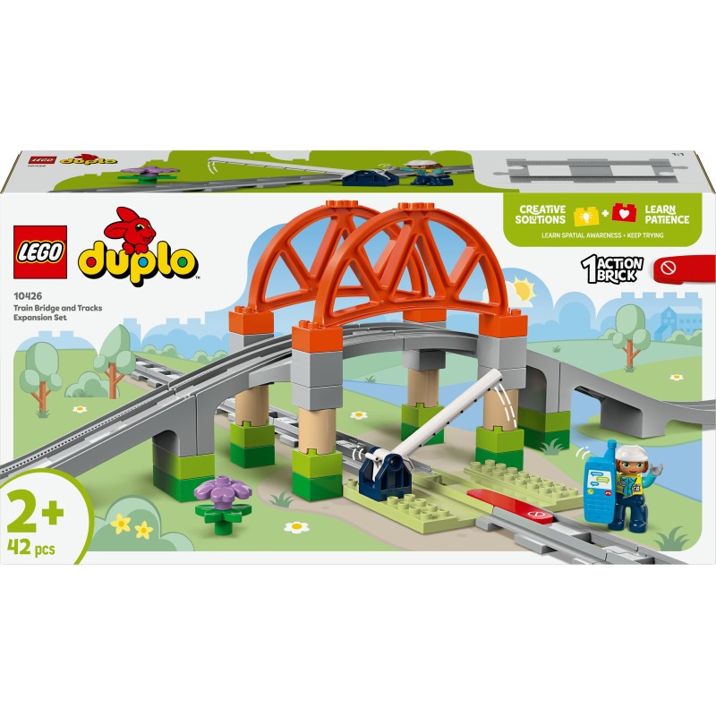 LEGO DUPLO 10426 Pack di espansione ponte e binari ferroviari