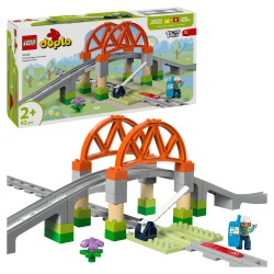 LEGO DUPLO 10426 Pack di espansione ponte e binari ferroviari