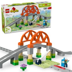 LEGO DUPLO 10426 Pack di espansione ponte e binari ferroviari