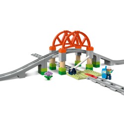 Eisenbahnbrücke und Schienen – Erweiterungsset