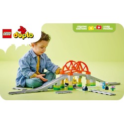 LEGO DUPLO 10426 Pack di espansione ponte e binari ferroviari