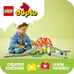 LEGO DUPLO 10426 Pack di espansione ponte e binari ferroviari