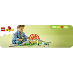 LEGO DUPLO 10426 Pack di espansione ponte e binari ferroviari