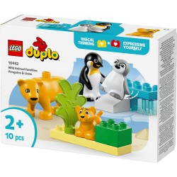 LEGO DUPLO 10442 Famiglie di animali: pinguini e leoni