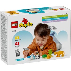 LEGO DUPLO 10442 Famiglie di animali: pinguini e leoni