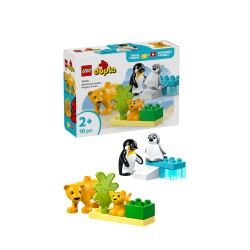 LEGO DUPLO 10442 Famiglie di animali: pinguini e leoni