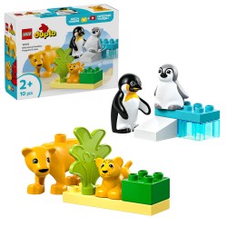 LEGO DUPLO 10442 Famiglie di animali: pinguini e leoni