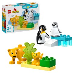 LEGO DUPLO 10442 Famiglie di animali: pinguini e leoni