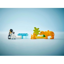 LEGO DUPLO 10442 Famiglie di animali: pinguini e leoni