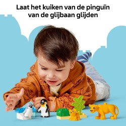 LEGO DUPLO 10442 Famiglie di animali: pinguini e leoni