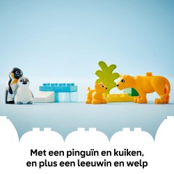 LEGO DUPLO 10442 Famiglie di animali: pinguini e leoni