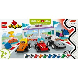 LEGO DUPLO 10445 Auto da corsa e piloti Team F1®